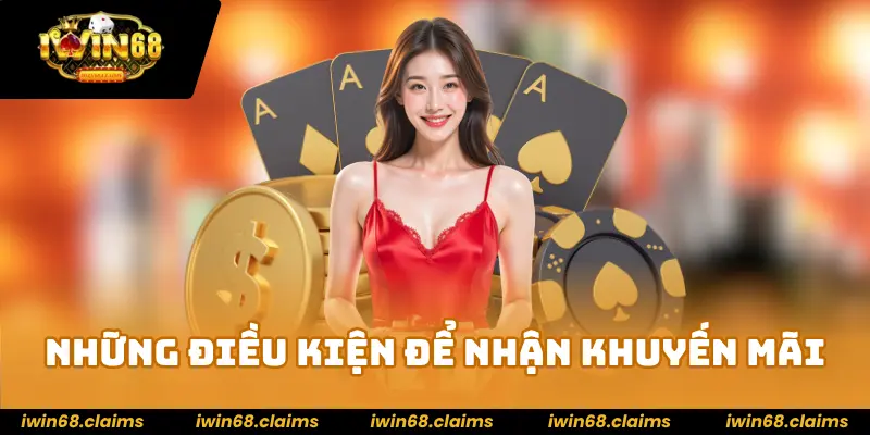 Những điều kiện để nhận khuyến mãi Iwin68